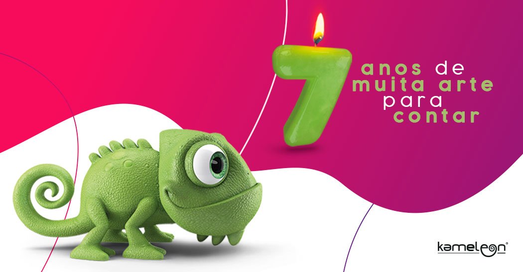 Sete anos de Kameleon, sete é o nosso número!