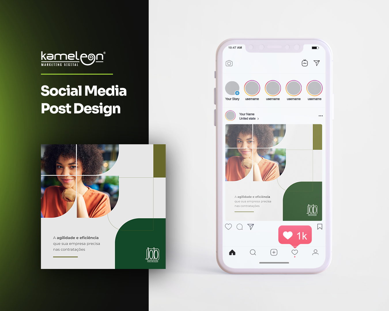 Portfólio Job Kameleon Marketing Digital