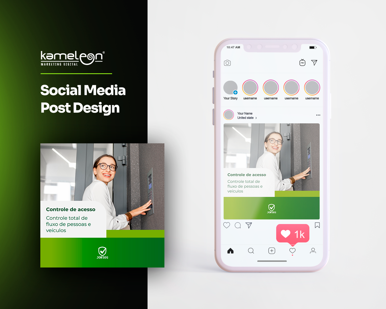 Portfólio - JobSeguro Kameleon Marketing Digital