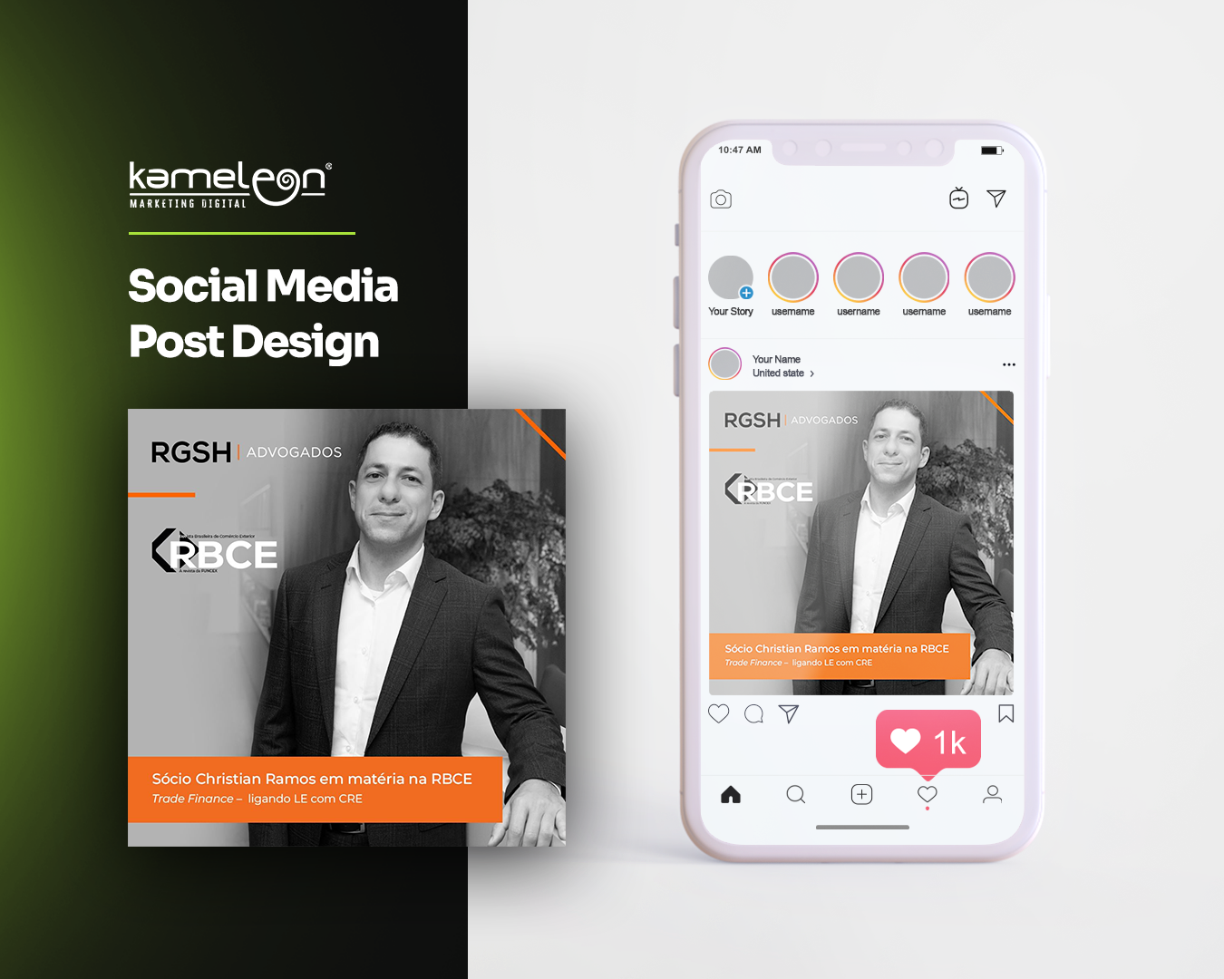 Portfólio RGSH Kameleon Marketing Digital