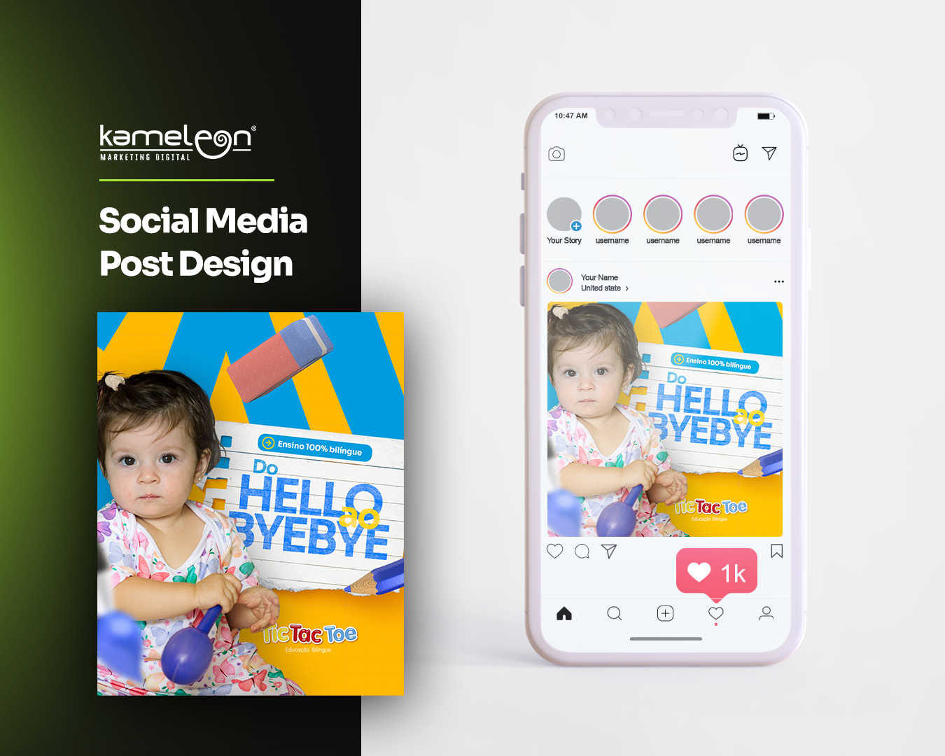 Portfólio - TicTacToe Kameleon Marketing Digital