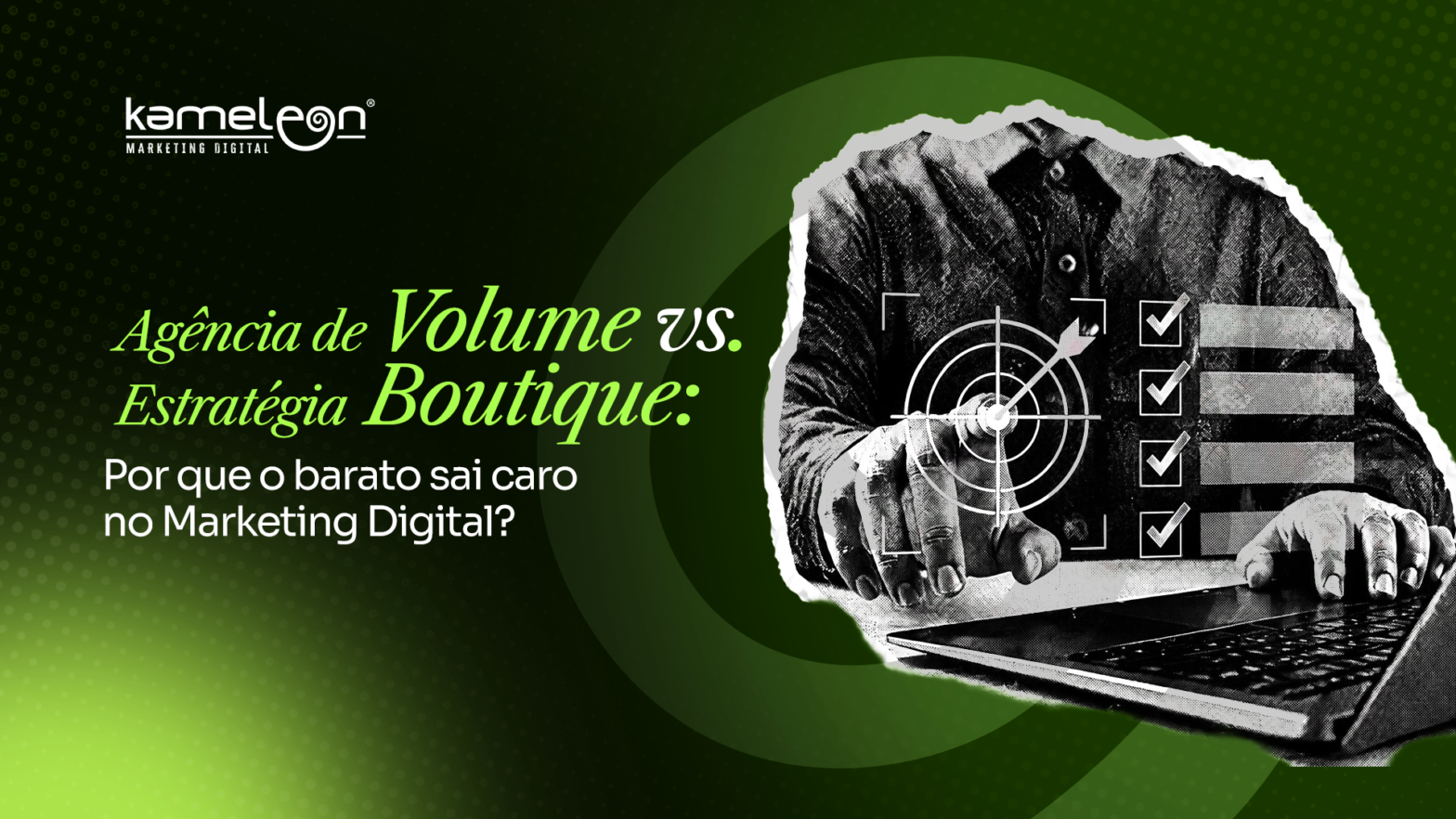 Como escolher uma agência de marketing: comparação entre agência de volume e gestão estratégica